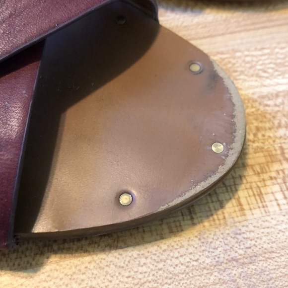 Maroon Slip On Sandals - Picture 7 of 8